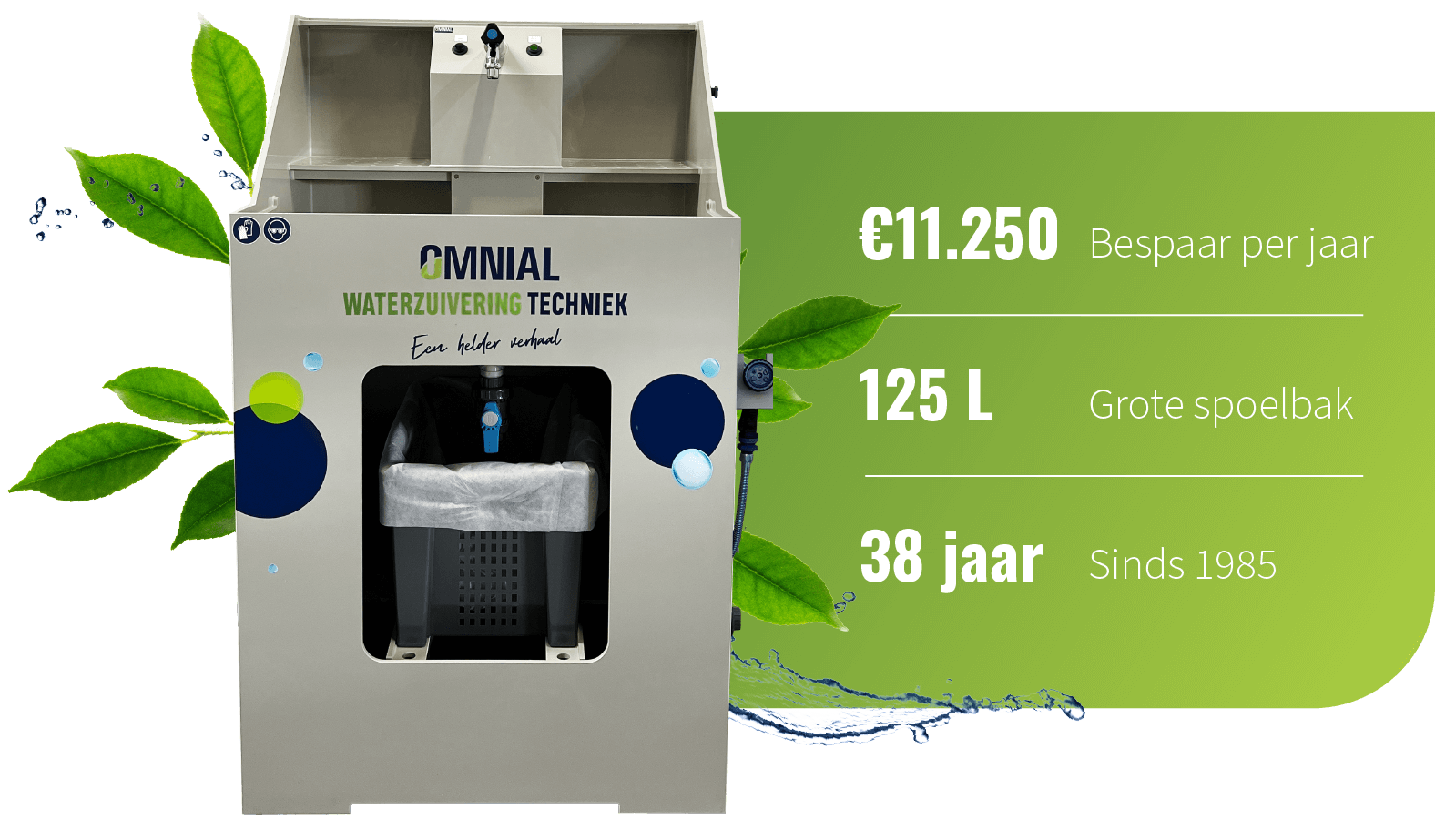 Omnial Waterzuivering Techniek Ecofloc 125 Deluxe voordelen besparen